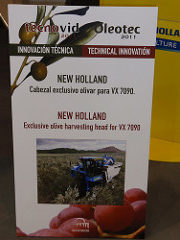 New Holand y la olivicultura inteligente. The collection of New Holland and intelligent olive growing.