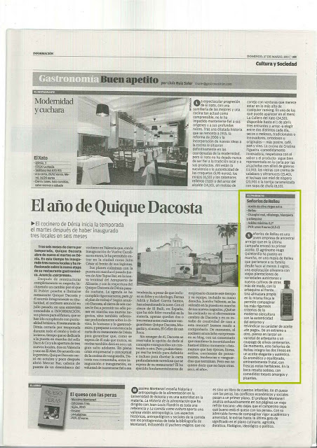 Nuestra aparición en el Diario Información de Alicante. Our appearance in the Diario Información de Alicante