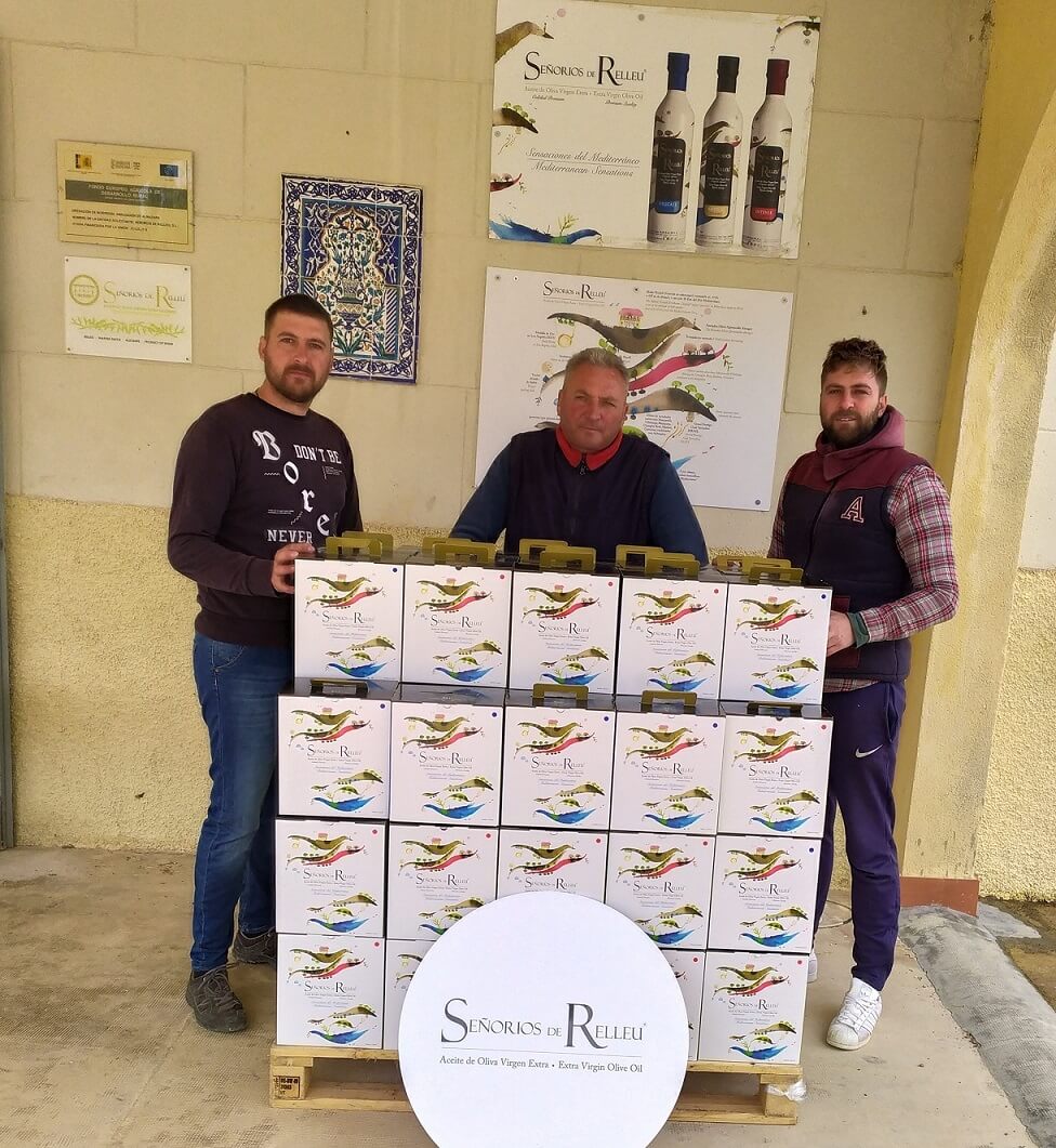 Donacion de Aceite de Oliva Virgen Extra