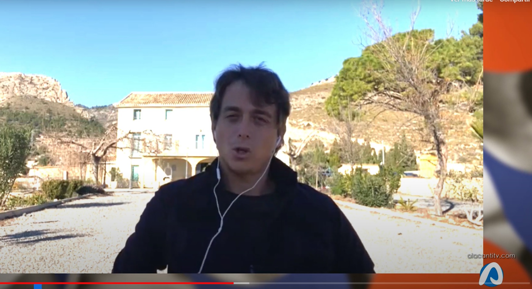 En el programa La Explanada de Alicanti TV la semana pasado nos hicieron una entrevista en directo desde nuestra Masia Teuladi (Relleu).