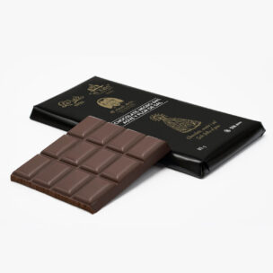 CHOCOLATE ARTESANAL NEGRO 64 %, AOVE Y FLOR DE SAL