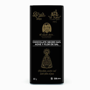 ARTISANAL DARK CHOCOLATE 64%, EVOO AND FLEUR DE SAL