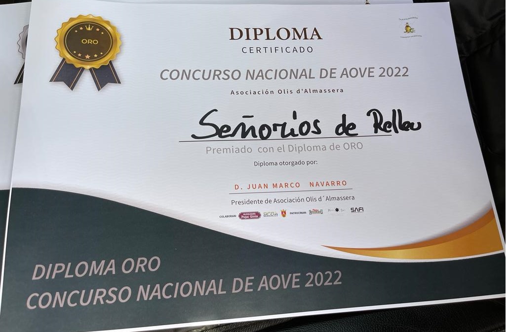 Oro concurso nacional de AOVE 2022